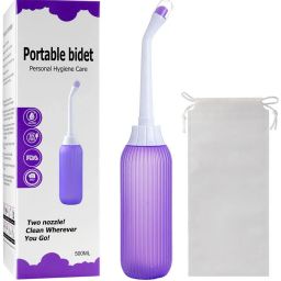 Portable bidet, Jet Spray for Toilet | Retractable, 2 angled Nozzles M294 Manual Bidets-image-89