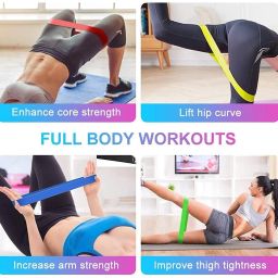 ajro deal Exercise Loop |Thera Bands for Men & Women. Resistance Band image 2