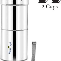 Stainless Steel 150 ml Heavy Quality south indian Coffee filter 2 cups Indian Coffee Filter-12