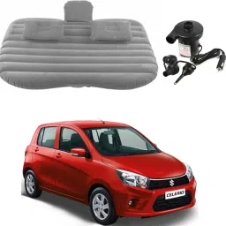 Car Travel Inflatable Bed with Two Air Pillows For Celerio Celerio X Grey Car Inflatable Bed-6