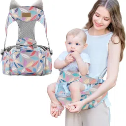 Adjustable Waist Stool Baby Carrier for 0 to 3 Years Summer Breathable Hip Seat Baby Carrier-image-69