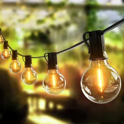 25 LEDs 7.62 m Yellow Steady Ball Rice Lights-image-34