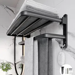 wolpin BS259 Black Towel Holder-picture-8