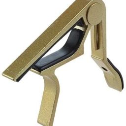Clamp Key Trigger Capo for Acoustic Electric Classic Guitar (Golden) Spring Guitar Capo-image-40