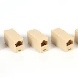 Sadow Pack of 5 RJ45 Connector |LAN Connector | RJ45 Connector Cover Female to Female Ethernet Coupler LAN Adapter Extender RJ45 Socket Network cat5/Cat5e/cat6/Cat6e Jointer Lan Adapter-47