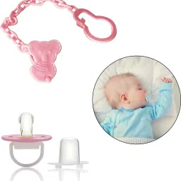 kidssmilez Baby Silicone Pacifier Clip with Chain for Baby Soother Soother image 5