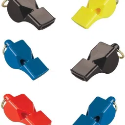 Whistle colorful combo gift sports Pea Whistle (Multicolor, Pack of 6) Pealess Whistle-image-38