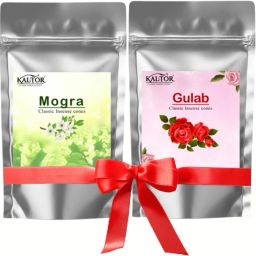 Classic Incense Cones - Mogra & Gulab 100g (50g Each)-image-50