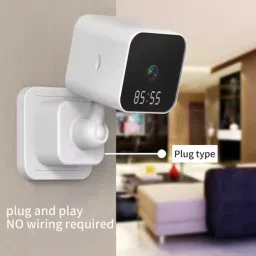 secureeye 3MP FHD WiFi Plug&Play Clock Camera 128GB Memory Card Support Security Camera image 2