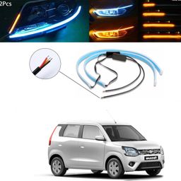 gadiparts ™ Car Audi Light Flexible Strip DRL White And Yellow LED 01 For wagonr Car Fancy Lights-picture-35