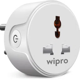 Wipro Wi-Fi Smart Plug with Universal Socket (White) Smart Plug image 3