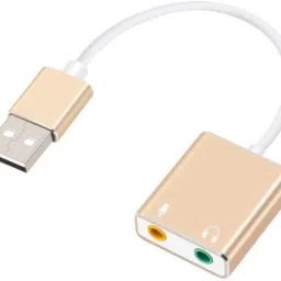 VOOCME Enterprise USB Audio Adapter Compatible with Windows, , macOS, Linux, PS4, PS5. Card Reader-1