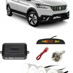 YB300 Silver Car Reverse Parking Sensor with LED Display 4 Sensor Y300 Parking Sensor-image-1