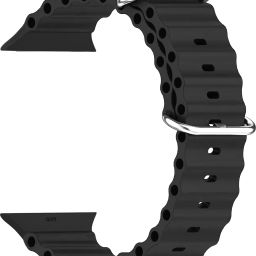 ACM Sliding Watch Strap Silicone Smart for Raysx Android Calling 4g watch Black Smart Watch Strap-11