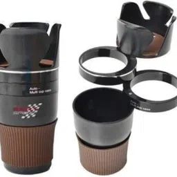 5 in 1 Multi-Functional Holder Adjustable Car Cup Holder with Drink Phone Holder Car Bottle Holder-image-8