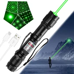ZITRONIX LED Green Laser Pointer Waterproof Flashlight USB Rechargeable Long Range-image-36