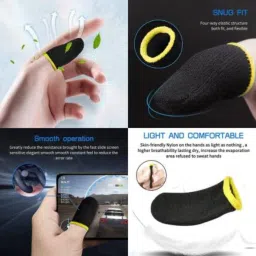 asotai For Mobile Game Pubg 06 Pairs Finger Sleeve image 2