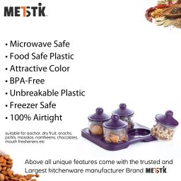 metstik Serving Set, Bowl, Bowl Set, Airtight Container With Tray And Lid Bowl, Container, Tray, Plate Serving Set image 5