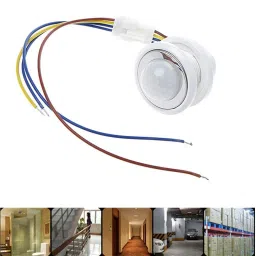 Auslese PIR Motion Sensor Body Detector 110° Time, Ambient Light Adjustable Day Night-19