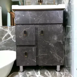 Simple Design freestanding Wash Basin Vanity Cabinet HDHMR Cabinet BEPNG4 Table Top Basin-image-12
