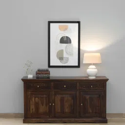 mudramark from pepperfry Aramika Sheesham Wood Sideboard In Provincial Teak Finish-picture-17