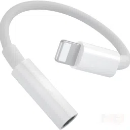 Hespa White Lightning Port to 3.5mm AUX Cable | Audio Jack Adapter Phone Converter-27