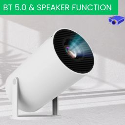 FRONY Mini HD Projector for Home 4KSupport With Built-in App Netflix/Prime/YouTubeQ202 (4500 lm / 1 Speaker / Wireless / Remote Controller) Portable Projector-image-21