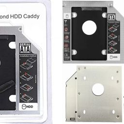 TERABYTE 2nd SATA HDD 12.7MM CADDY CD/DVD-ROM to Expanded Data Storage for All Laptop/PC 2.5 inch 12.7MM Universal HDD Caddy Internal Hard Drive Enclosure for All Laptop/PC-0