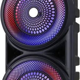 MZ M306 (PORTABLE KARAOKE SPEAKER) Dynamic Thunder Sound 3600mAh Battery with 2XMic 20 W Bluetooth Party Speaker-66