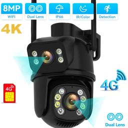 AVOIHS 4G SIM Camera Dual Lens PTZ 1080p HD Baby Monitor TwoWay Audio Night Vision Security Camera-image-4
