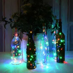 one trade india 20 LEDs 3.05 m Multicolor Steady String Rice Lights image 5