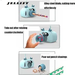 jellify 4 in 1 Camera Design Table Night Lamp/Pencil Sharpener/ Pen Stand/Mobile Stand Single Sharpeners image 4