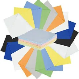 D.V TECH MICROFIBER CLEANING CLOTH FOR CAMERA LENS ,MOBILE, TABLET, COMPUTER, LAPTOP 100PCS PACK WASHABLE AND REUSABLELens Cleaner-image-23
