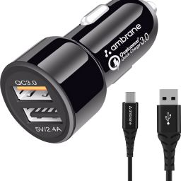 27 W Qualcomm Certified Turbo Car Charger-image-53