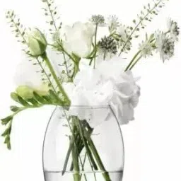 Ovel Shape For Home Decor, Center Table, Bedroom, Living Room Decoration, Glass Vase-image-6