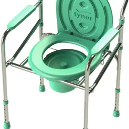 Foldable Tynor Commode Chair Hight Adjustable Commode Chair-image-20