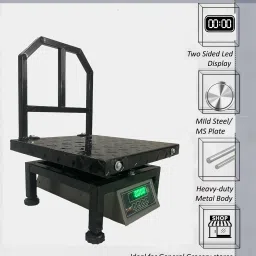 monet All in ONE 50Kg/100Kg/200kg Weighing Machine; 2Days Battery BAckup, Compact Weighing Scale image 2