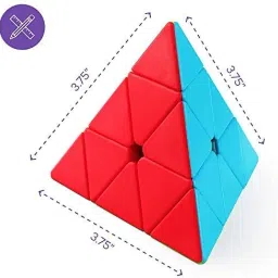 m-alive Puzzle Brain Trizzer Pyramid Triangle Cube Rubikers Rubik Combo Deal Set of 1 image 2