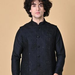 houseofcommon Embroidered Men Waistcoat-picture-13