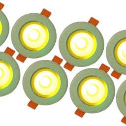 6 Watt Round LED COB Warm White Focus Light for (Set 10) POP/ Recessed Ceiling Light Ceiling Lamp-image-14