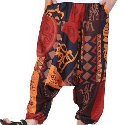 Printed Cotton Women Harem Pants-image-40