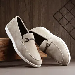 mast & harbour Loafers For Men-picture-4