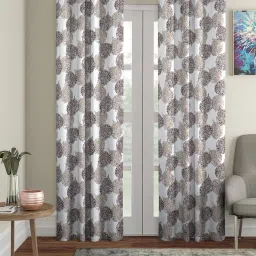 210 cm (7 ft) Polyester Semi Transparent Door Curtain (Pack Of 2)-image-98