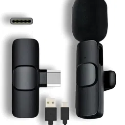 TreEye K8 Wireless Plug and Play Type C Coller Mic Supported Android/IOS Camera Microphone-45