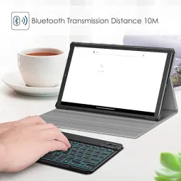 Proelite Realme Pad 2 11.5 inch Magnetic Detachable Built-in 7-Colors Backlit Bluetooth Standard Tablet Keyboard Compatible with Desktop, Laptop, Mac BacklitKeyboardCaseRealmePad2Purple1 image 5