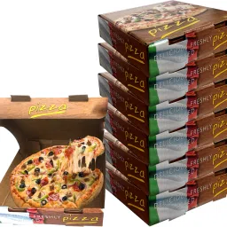 Pizza Box Craft Paper 7" Pizza Takeaway, Pizza Delivery Box, Kraft Pizza Box, Small Pizza Box Packaging Box-image-98