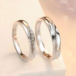 REVERSEA Korian Orignal Ring Sterling Silver Swarovski Zirconia Platinum Plated Ring-image-78
