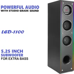 D1Y3 Multimedia Dj Box Music System Home theatre 120 W Bluetooth Tower Speaker-33