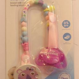 Baby soother with chain 1Pcs Baby Pacifier Clips Children For Baby Present Baby Clips Newborn Dummy Holder For Teethers (pack of 1) Soother Soother-1