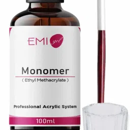 EMIGel Nail Grooming Kit for Beginner and Professional Combo Pack of Acrylic Monomer Liquid (Ethyl Methacrylate) 100ml with Dappen Glass & Soft Ombre Brush-picture-9